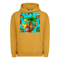 Pigment Peanut Butter summer drinks and ice cream Urban Hoodie - BundleAndBundleShop