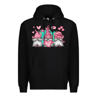 Black valentines day gnomes Premium Hoodie - Jasminsmagicworld