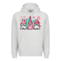 Dove Grey valentines day gnomes Premium Hoodie - Jasminsmagicworld