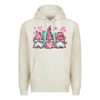Oatmeal Heather valentines day gnomes Premium Hoodie - Jasminsmagicworld