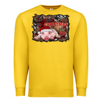 Lemon all i want for christmas is a pig baby Premium Sweatshirt - RanaPortraitStore
