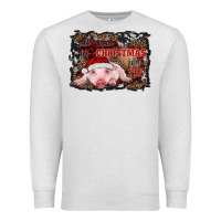Oatmeal Heather all i want for christmas is a pig baby Premium Sweatshirt - RanaPortraitStore