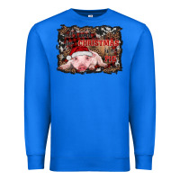 True Royal all i want for christmas is a pig baby Premium Sweatshirt - RanaPortraitStore