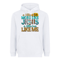 White a little more like jesus a little less like me Heavyweight Hoodie - texasbilliewilder