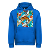Cobalt sea animals Urban Hoodie - BundleAndBundleShop
