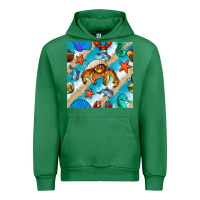 Emerald sea animals Urban Hoodie - BundleAndBundleShop