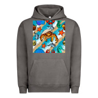 Pigment Tornado sea animals Urban Hoodie - BundleAndBundleShop