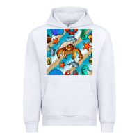 White sea animals Urban Hoodie - BundleAndBundleShop