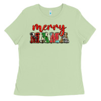 Matcha Christmas merry mama Ladies Tee - BarkalooDesign