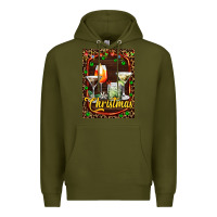 Army Green cocktail set for Christmas Premium Hoodie - AdoDesignShop