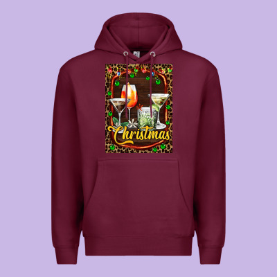 Cocktail Set For Christmas Premium Hoodie Designed By Adodesignshop