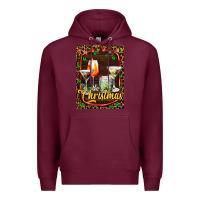 Burgundy cocktail set for Christmas Premium Hoodie - AdoDesignShop