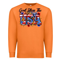 Carrot god bless the usa Premium Sweatshirt - Zillion Design Studio