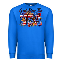 True Royal god bless the usa Premium Sweatshirt - Zillion Design Studio