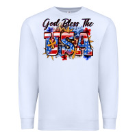 White god bless the usa Premium Sweatshirt - Zillion Design Studio