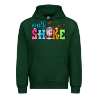 Forest Green milk shake with chocolate heart Urban Hoodie - AdoDesignShop