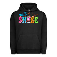 Pigment Black milk shake with chocolate heart Urban Hoodie - AdoDesignShop