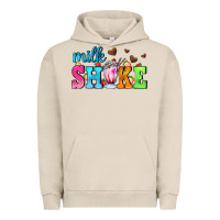 Pigment French Oak milk shake with chocolate heart Urban Hoodie - AdoDesignShop