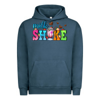 Pigment Midnight Navy milk shake with chocolate heart Urban Hoodie - AdoDesignShop