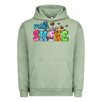 Pigment Oil Green milk shake with chocolate heart Urban Hoodie - AdoDesignShop