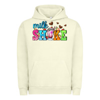 Pigment Pistachio milk shake with chocolate heart Urban Hoodie - AdoDesignShop