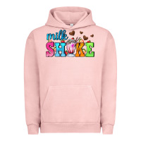 Pigment Salmon milk shake with chocolate heart Urban Hoodie - AdoDesignShop