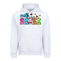 White milk shake with chocolate heart Urban Hoodie - AdoDesignShop
