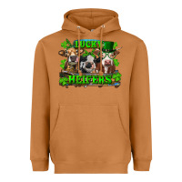 Meerkat St Patricks Day Lucky Heifers Heavyweight Hoodie - RanaPortraitStore
