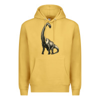 Antique Gold brachiosaurus Premium Hoodie - Artiststas