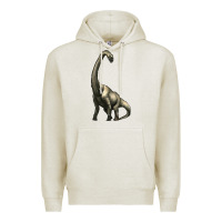 Oatmeal Heather brachiosaurus Premium Hoodie - Artiststas