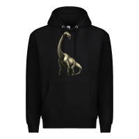 Black brachiosaurus Premium Hoodie - Artiststas