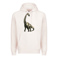 Pale Pink brachiosaurus Premium Hoodie - Artiststas