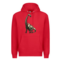 Red brachiosaurus Premium Hoodie - Artiststas
