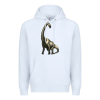 White brachiosaurus Premium Hoodie - Artiststas
