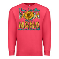 Cardinal i have two titles mom and nana and i rock them bot Premium Sweatshirt - texasbilliewilder
