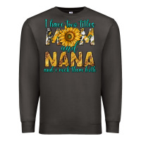 Smoke i have two titles mom and nana and i rock them bot Premium Sweatshirt - texasbilliewilder