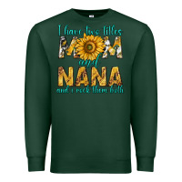 Sports Green i have two titles mom and nana and i rock them bot Premium Sweatshirt - texasbilliewilder