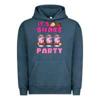 Pigment Midnight Navy its shake party with milkshake Urban Hoodie - AdoDesignShop