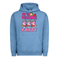 Pigment Pebble Blue its shake party with milkshake Urban Hoodie - AdoDesignShop