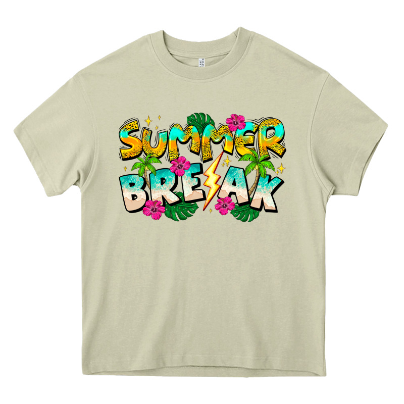Summer Break Heavy Core Tee by CowhideDigitalArt | Teevron