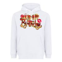 White it's my birthday Heavyweight Hoodie - Zillion Design Studio