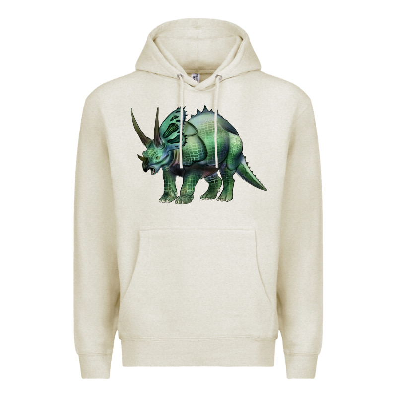 Dinosaur Triceratops Premium Hoodie by Artiststas | Teevron