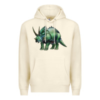 Sandshell dinosaur triceratops Premium Hoodie - Artiststas