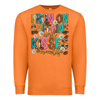 Carrot i run on caffeine and kisses mothers day Premium Sweatshirt - texasbilliewilder