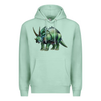 Seafoam dinosaur triceratops Premium Hoodie - Artiststas