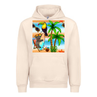 Sandshell tropical animals seamless pattern Urban Hoodie - BundleAndBundleShop