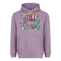 Lavender faith over fear Heavyweight Hoodie - Zillion Design Studio