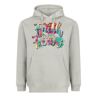 Moon Dust faith over fear Heavyweight Hoodie - Zillion Design Studio