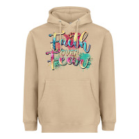 Mushroom faith over fear Heavyweight Hoodie - Zillion Design Studio