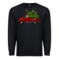 Black christmas trees with truck Premium Sweatshirt - RanaPortraitStore